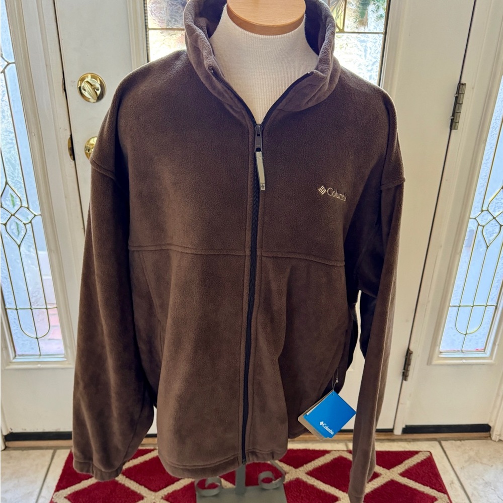 Columbia Full Zip Men’s Fleece Jacket NWT Flattop mountain XL